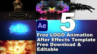 5 New Free Logo Animation Intro For After Effects 2023 Templates | COPYRIGHT FREE Free To Download
