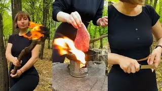 Best Survival HACKS in the Forest 🌳 🔥(4K, Outdoors, Camping)