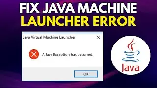 How To Fix Java Virtual Machine Launcher Error (EASY FIX)
