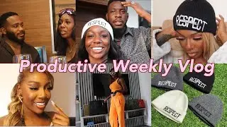 productive weekly vlog + self care + new piercings + hang with Soma & Kiddwaya