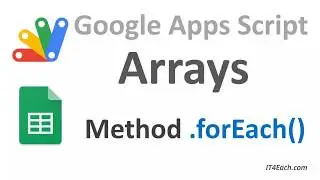 Apps Script and JavaScript Arrays. Method .forEach()