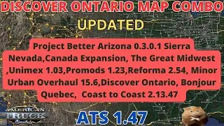 ATS 1.47 DISCOVER ONTARIO MAP COMBO UPDATED.