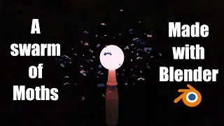 Crazy moth party in Blender | Project #6 | My Blender Journey