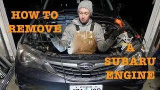 Subaru Engine Removal