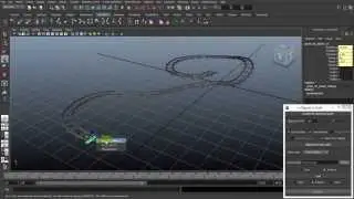 Duplicate Objects In Path by Rig Studio (Autodesk Maya Tool)