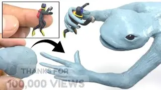 How to make a Ningen out of Play-Doh step by step - My Play-Doh World