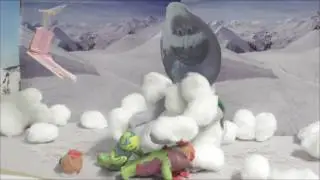 Yeti VS Zombie Victims animation