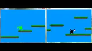 Game in two windows with Game Editor