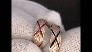Обручальные кольца с бриллиантами на заказ