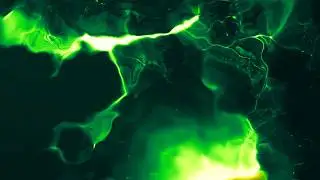 1 Hour Neon Green Background 4K | Psychedelic VJ Loop | Ambient Party Light