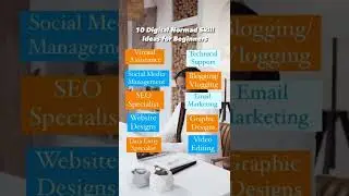 10 Digital Normad Skill Ideas for beginners.#freelancer #freelancinglife #digitalskills