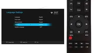 Language settings