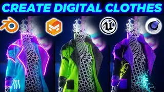 From START to FINISH | Create Digital Clothes - Pt.4 | Character Animation in Daz3D / Mixamo / C4D