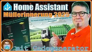 ♻️AWESOME! 🗑️Waste calendar in Home Assistant 2025, with waste collection schedule and code gener...