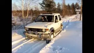 Паджеро 2 по снегу Pajero II in the snow