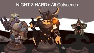 Tower Defense Simulator Night 3 hard mode + ALL CUTSCENES