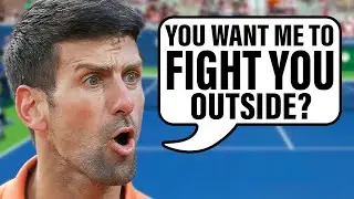 Moments Novak Djokovic Lost His Temper…..Leaked Footage