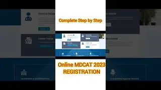 How to apply for MDCAT registration 2023 | Education detail | PMDC Latest News | Fee & Test Centre