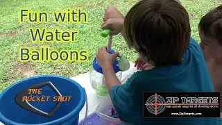 Water Balloon Shooting with a Pocket Shot