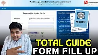 WBJEE 2024 COUNSELLING FORM FILL UP || STEP BY STEP