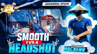 SMOOTH 1VS4 HEADSHOT 📲 SETTINGS ⚙️ HUD + SENSI + DPI 😱🔥 HACKER OR WOT 💀