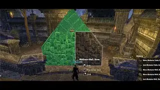 ESO - how to build a pointy wall.