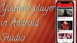 How  to use  Youtube player View in Android Studio in bangla 2021