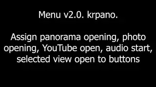 Menu v2.0. krpano. Assign opening to buttons ...