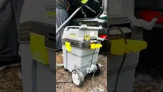 DIRTY Jaguar gets a make over #karcher #jaguarcars #vacuum