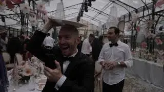 Raw footage from the storm that destroyed the wedding reception | Lake Como Storm Wedding