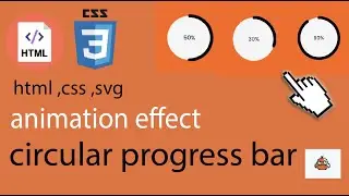 circular progress bar css | css prgress bar | progress bar