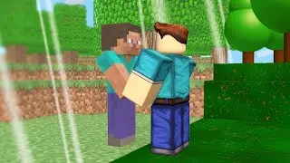 Minecraft In A Nutshell, but this a Roblox. (Animation)