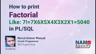 How to print Factorial by PL/SQL
