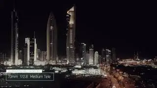 DJI Mavic 3 Pro  lowlight 3 lens test  review coming soon   فحص العدسات الثلاث في الاضاءة الليلية
