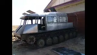Постройка плавающего вездехода на основе ГСП (гусеничный самоходный паром)