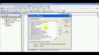 VBA Read Excel File
