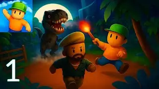 Stumble Guys - Gameplay Walkthrough Part 1 - New Maps (iOS, Android) 