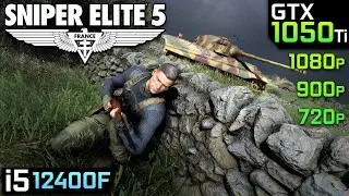Sniper Elite 5 - GTX 1050Ti | 1080p 900p 720p | Gameplay Benchmark