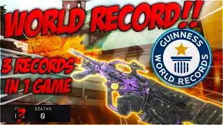 WORLD RECORD KILLS in BO4 SOLO ( 3 WORLD RECORDS in 1 GAME, Most kills in BO4 TDM)