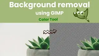 Remove Background Picture in GIMP with Color tool - 5