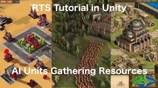 Real Time Strategy in Unity - AI Units Gathering Resources