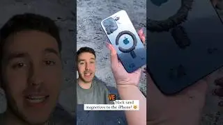 ¿Por qué la ARENA NEGRA se queda pegada en esta parte del iPhone? ⛔️