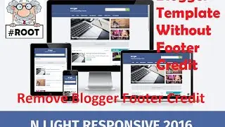 [Blogger Template Without Footer Credit] N Light Responsive and SEO Friendly Full