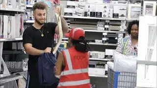walking up to random strangers with a real SNAKE!