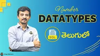 Number Datatypes in SQL explained in telugu by teluguwebguru