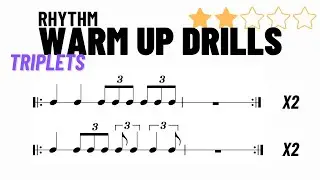 Rhythmic Vocabulary With Triplets - Warm Up 🎶🎸