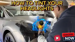 How to tint Headlights in 5 minutes or less