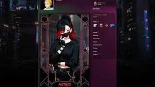 Female Astrid, steam profile, steam artwork animated, steam design 