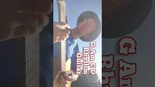 Rhythm #Guitar in #Gmajor... Take a #solo, and then #subscribe for more every week!