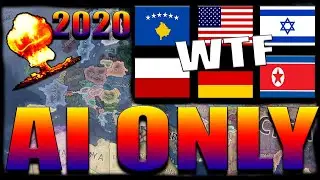 HOI4 AI ONLY WORLD | Millennium Dawn: Modern Day! [Hearts of Iron 4 Battle Royale Mod] #1 BIG BATTLE